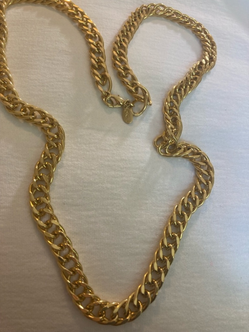 KJL Kenneth Jay Lane Gold Plated Chunky Chain Necklace